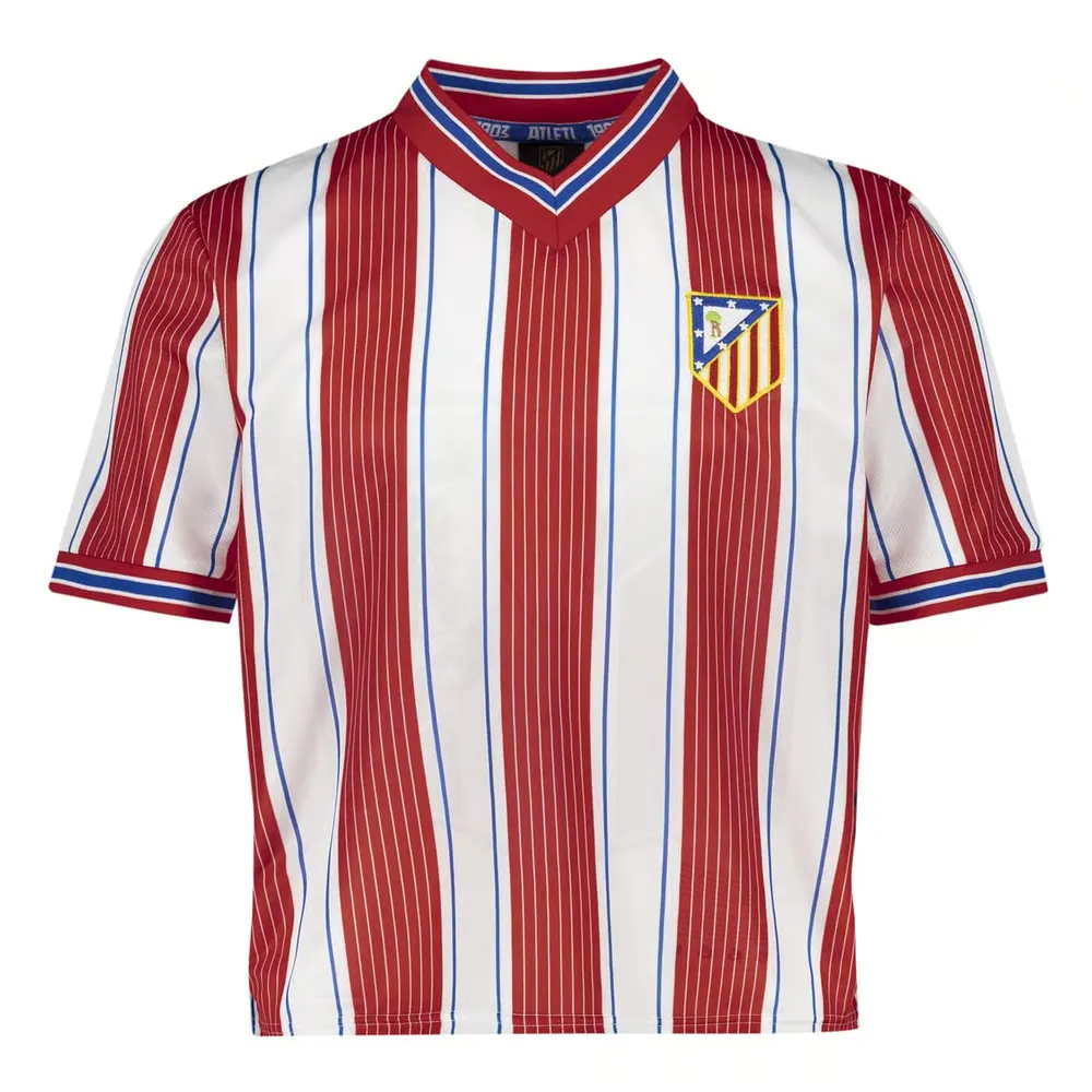 Maillot crop top Rétro enfant Atlético Madrid 1996
