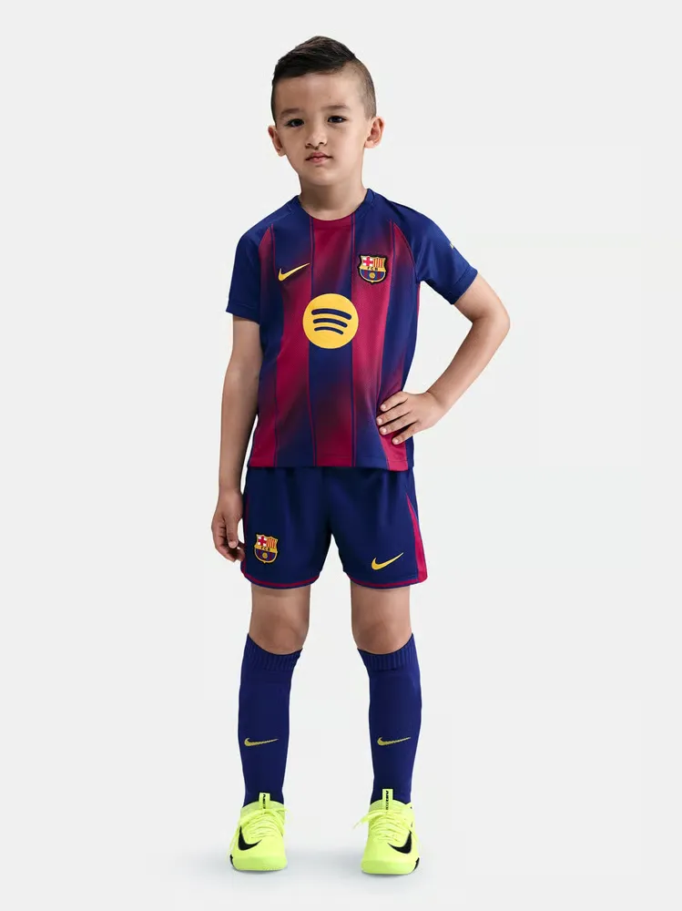 Kit domicile enfant FC Barcelone 2025/26