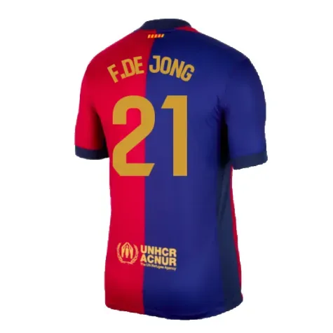 T-shirt domicile femme F.DE JONG FC Barcelone 2024/25