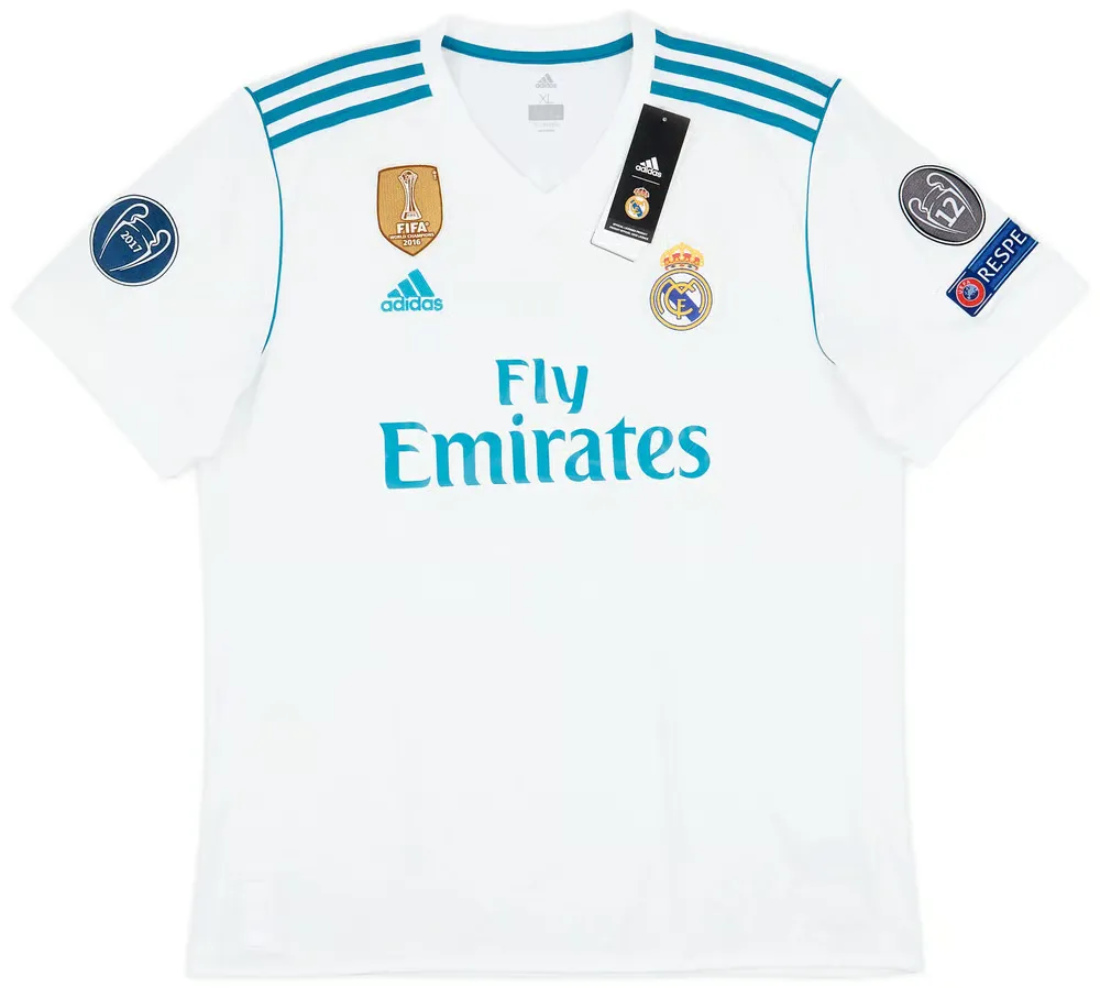 T-shirt domicile homme KOVACIC Real Madrid 2017/18 – Image 2