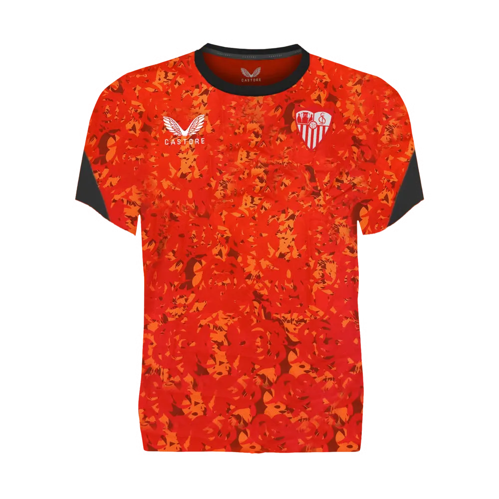 Maillot Pre Match third enfant Sevilla FC 2024/25 - Rouge