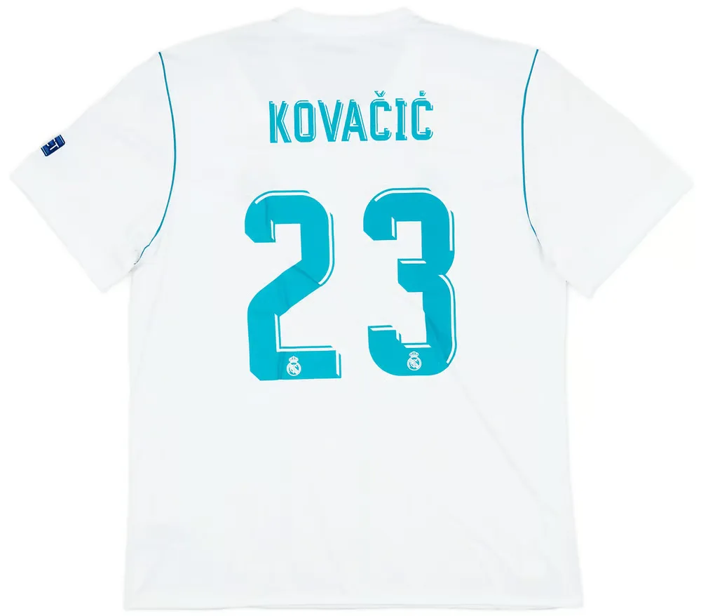 T-shirt domicile enfant KOVACIC Real Madrid 2017/18