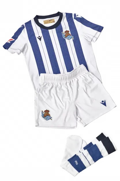 Kit Domicile Real Sociedad 2025/26 Enfant