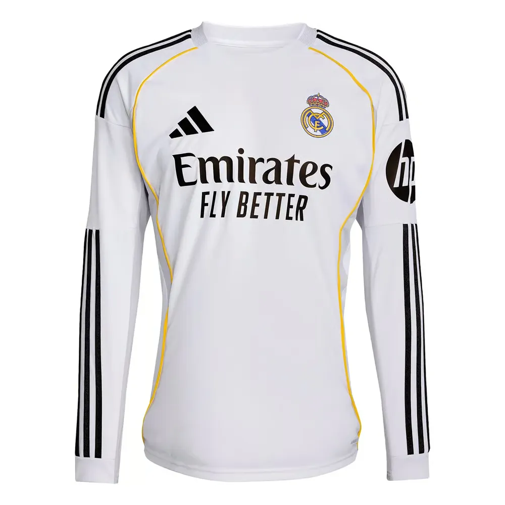 Maillot domicile manches longues Real Madrid 2025/26 pour homme