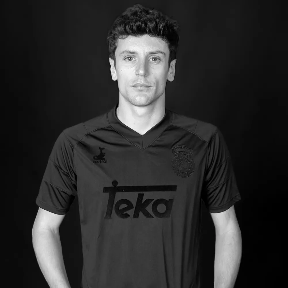 Maillot Retro R. Racing Club Noir Enfant