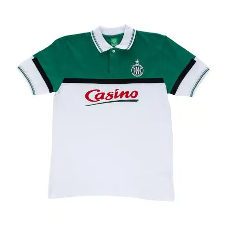 Maillot Rétro vintage casino ASSE enfant années 90 - blanche