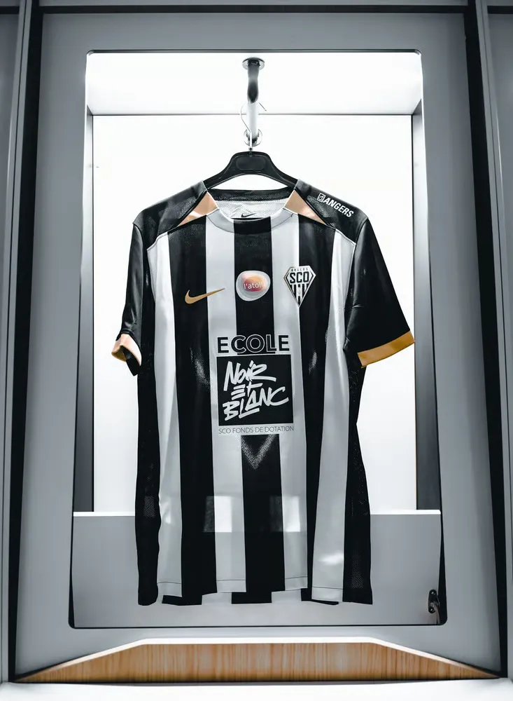 Maillot domicile enfant Angers SCO 2025/26