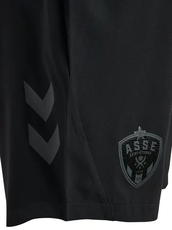 Short d’entraînement authentique troisième ASSE 2024/25 pour enfant - Noir – Image 4