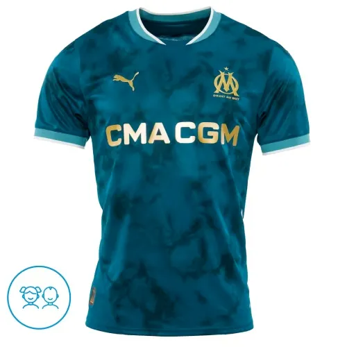 Maillot extérieur OM 2024/25 pour enfant