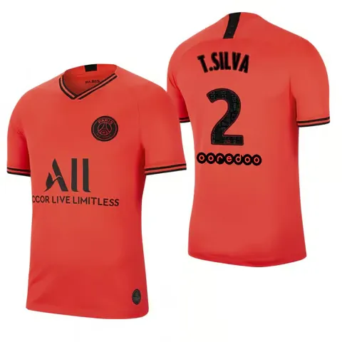 T-shirt extérieur homme T.SILVA PSG 2019/20