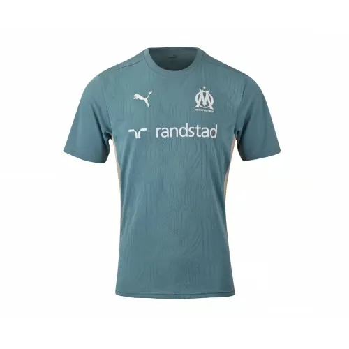Maillot d'entraînement authentique troisième OM 2024/25 pour enfant - Bleu turquoise