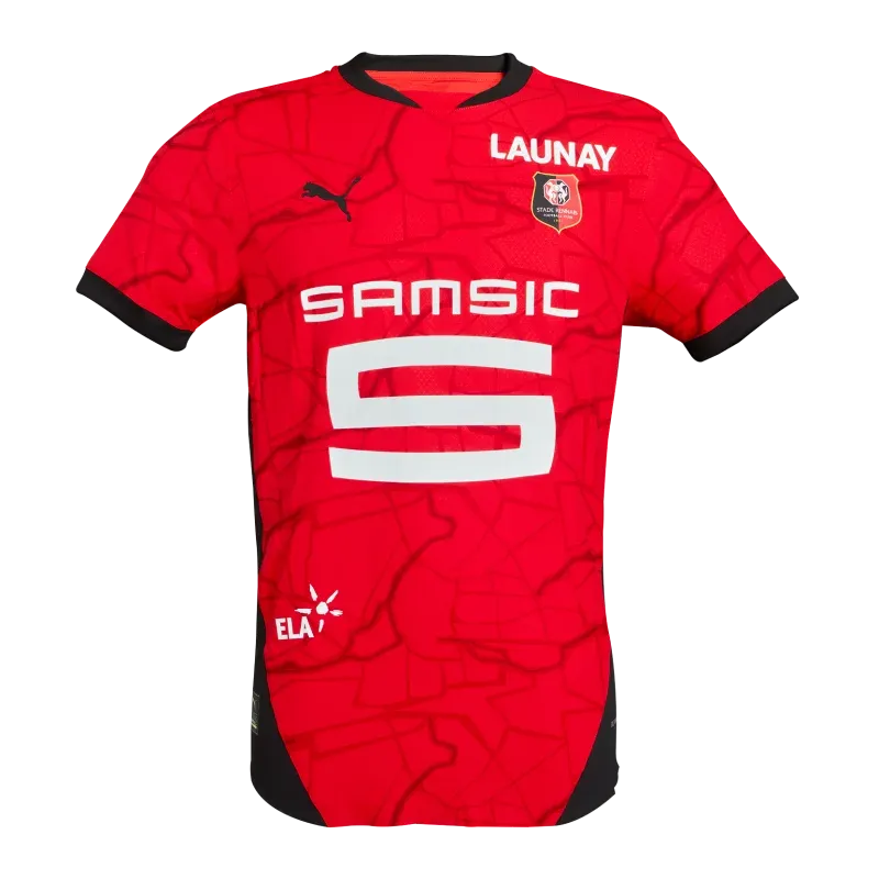Maillot authentique domicile Rennes 2024/25 pour homme