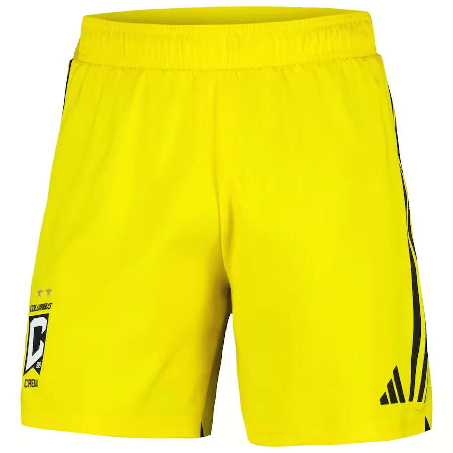 Shorts domicile enfant Columbus Crew 2025 - Or