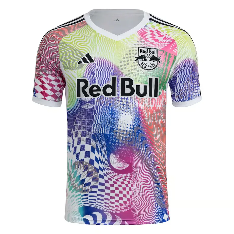 Troisième maillot pré-match enfant New York Red Bulls 2025 - Blanc