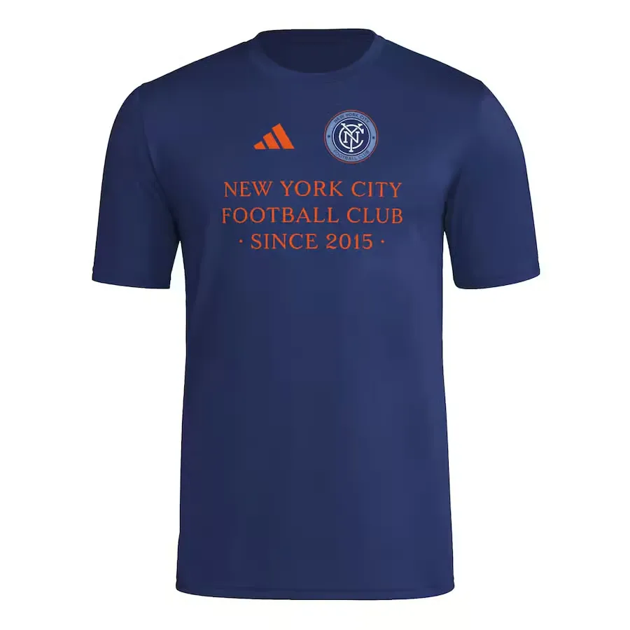 Troisième maillot AEROREADY à fermeture homme New York City FC 2025 - Marine