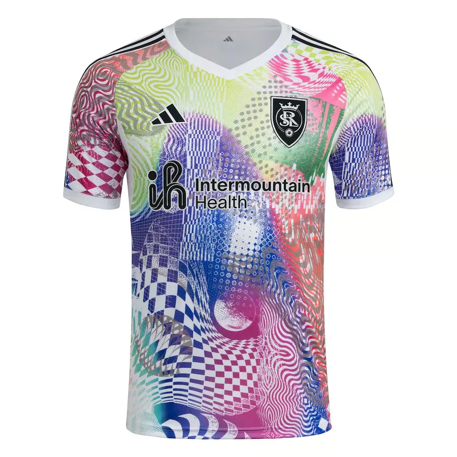Maillot pré-match enfant Real Salt Lake 2025 - Blanc