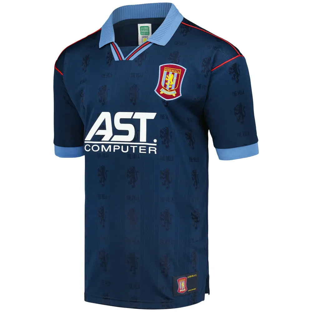 Maillot rétro Aston Villa extérieur 1996 enfant