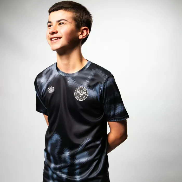 Maillot d’Entraînement Authentique Troisième Enfant Brentford 2024/25 - Noir