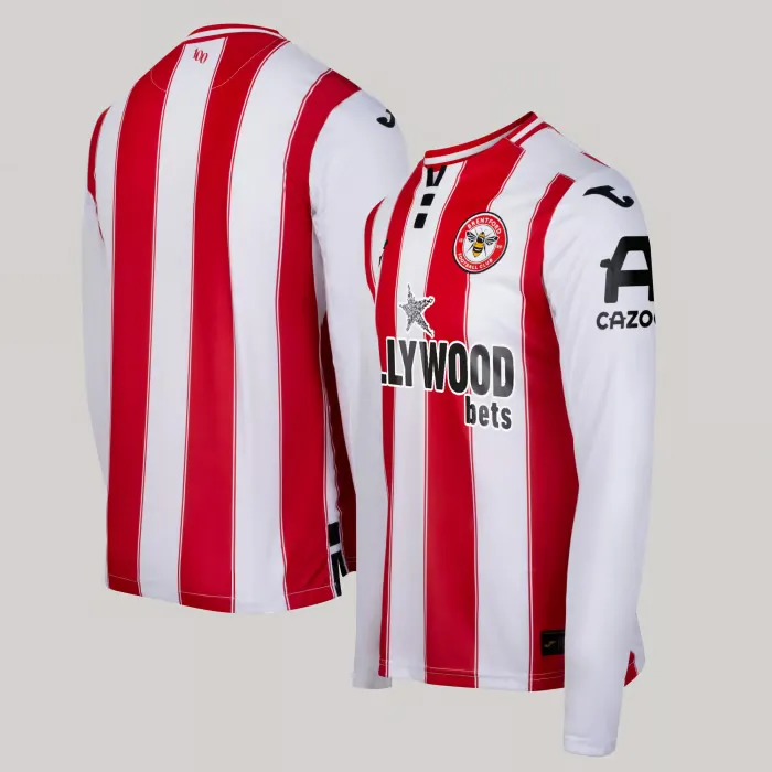 Maillot Domicile Manches Longues Enfant Brentford 2025/26 – Image 2