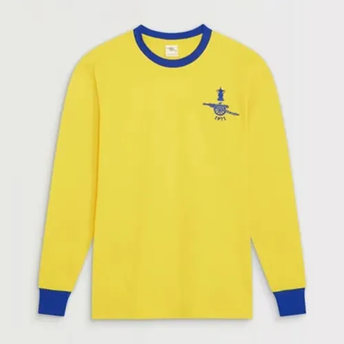 Maillot Rétro FA Cup Extérieur Manches Longues Femme Arsenal 1971