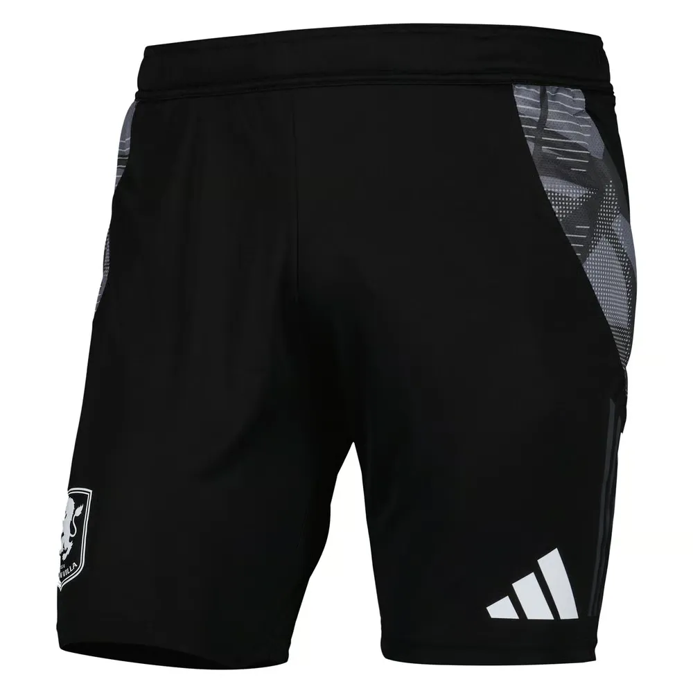 Shorts d’Entraînement Authentiques Troisième Enfant Aston Villa 2024/25 - Noir