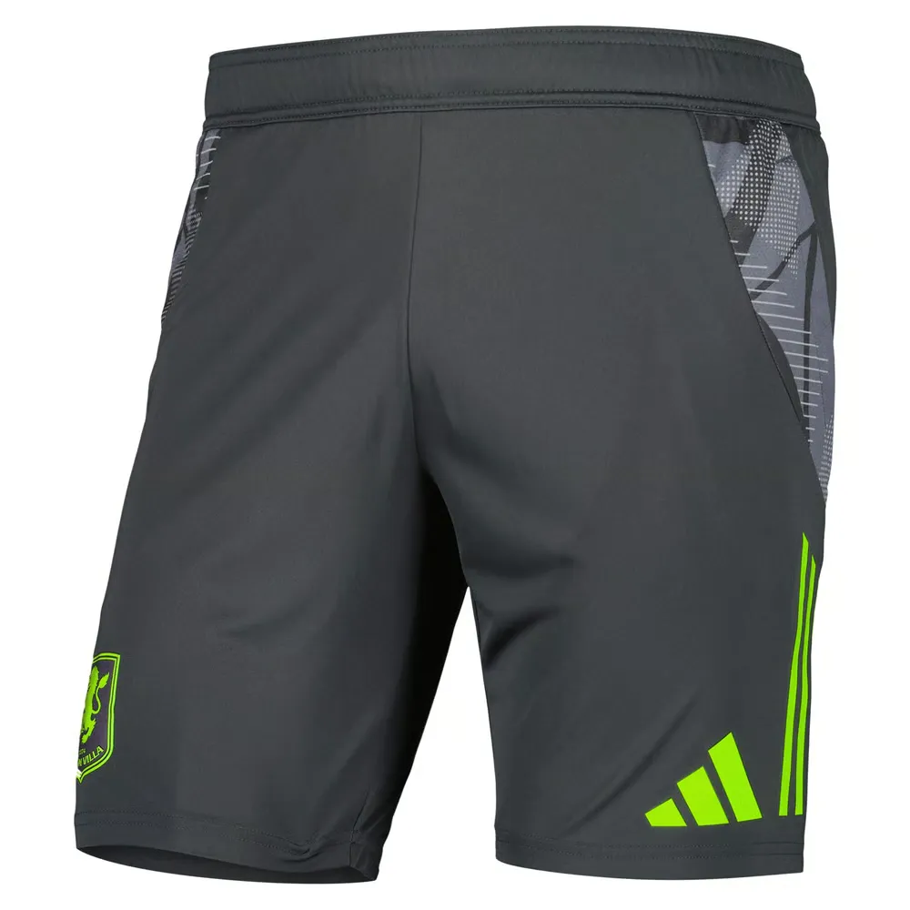 Shorts d’Entraînement Authentiques Troisième Enfant Aston Villa 2024/25 - Gris