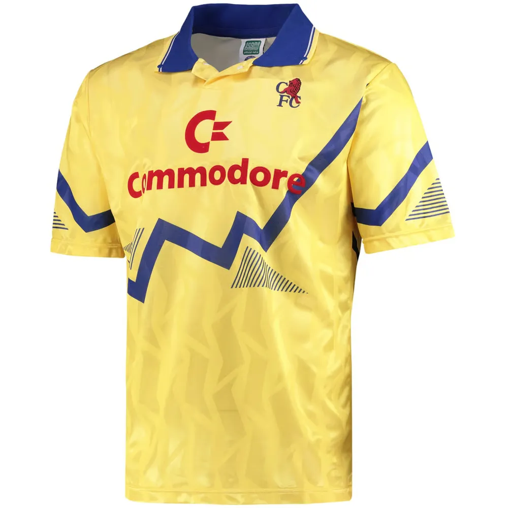 Maillot Rétro Jaune Homme Chelsea 1990