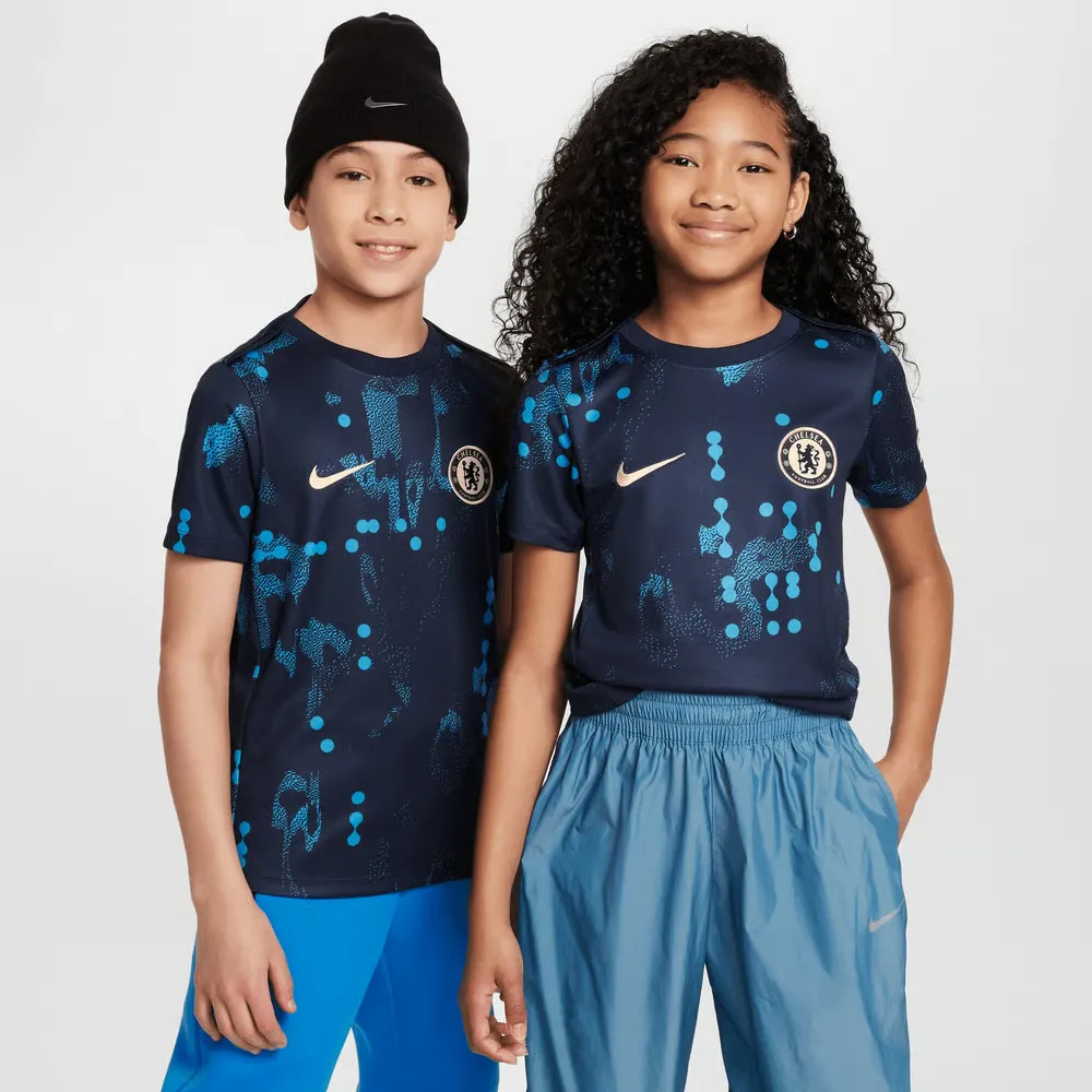 Maillot Pré-Match Troisième Enfant Chelsea 2024/25 - Bleu Marine