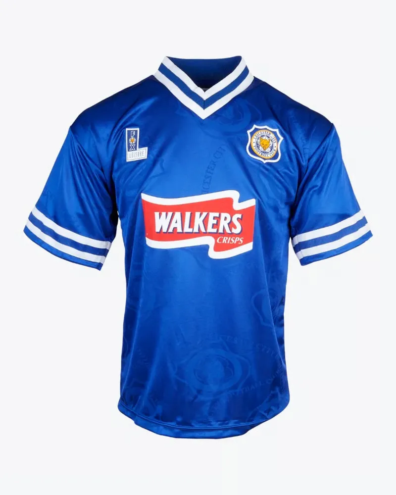 Maillot Rétro Domicile Femme Leicester City 1996