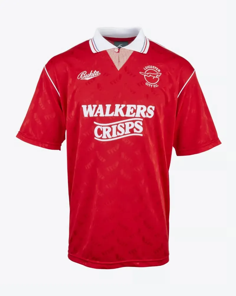 Maillot rétro Leicester City extérieur 1990 enfant