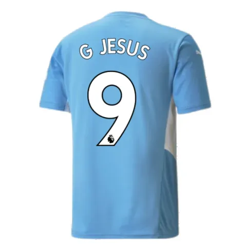 T-shirt domicile enfant G.JESUS Manchester City 2021/22