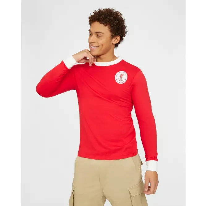 Enfant Liverpool 1963/68 Domicile Manches Longues Rétro Maillot – Image 2