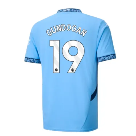 T-shirt domicile GUNDOGAN Manchester City 2024/25 pour enfant