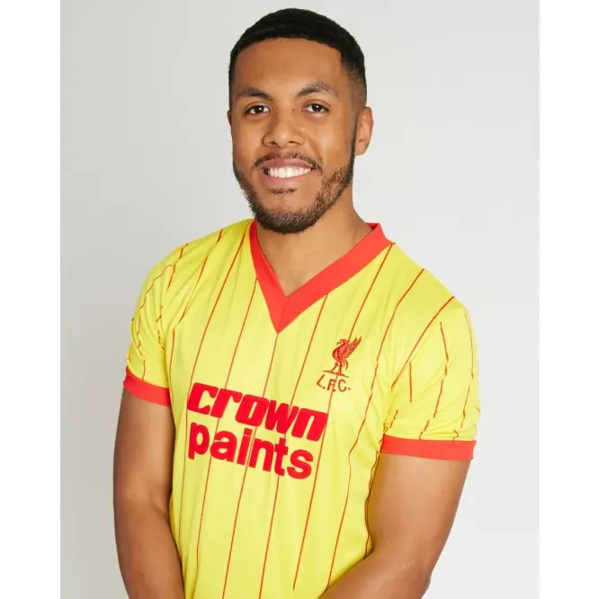 Enfant Liverpool 1982 Extérieur Rétro Maillot – Image 2