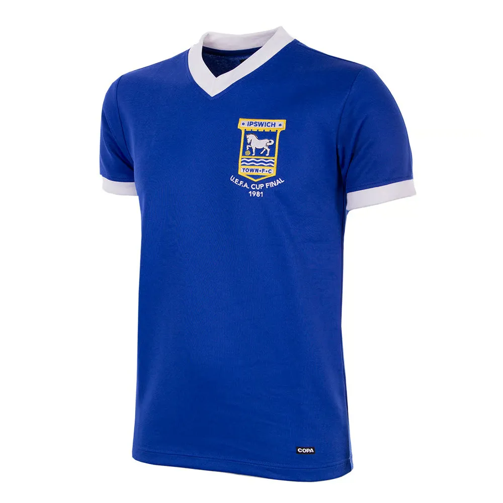 Maillot rétro Ipswich Town coupe UEFA 1980/81 enfant