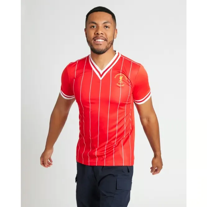 Enfant Liverpool 1984 Domicile Rome Rétro Maillot
