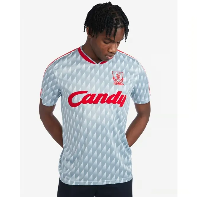 Enfant Liverpool 1989/91 Extérieur Candy Rétro Maillot – Image 2