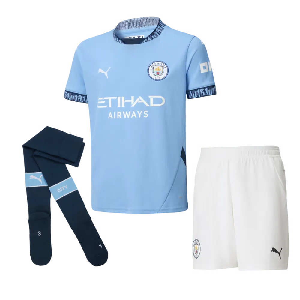 Kit Domicile Enfant Manchester City 2024/25