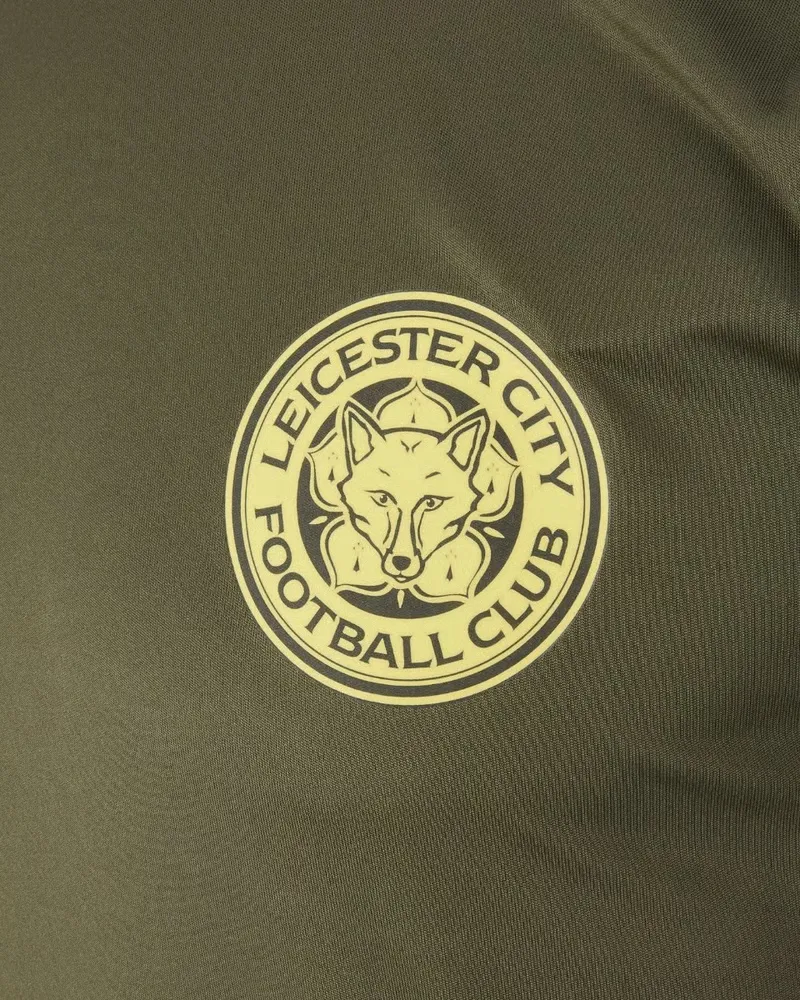 Maillot authentique d'entraînement troisième tenue 2024/25 (olive) pour homme - Leicester City – Image 4