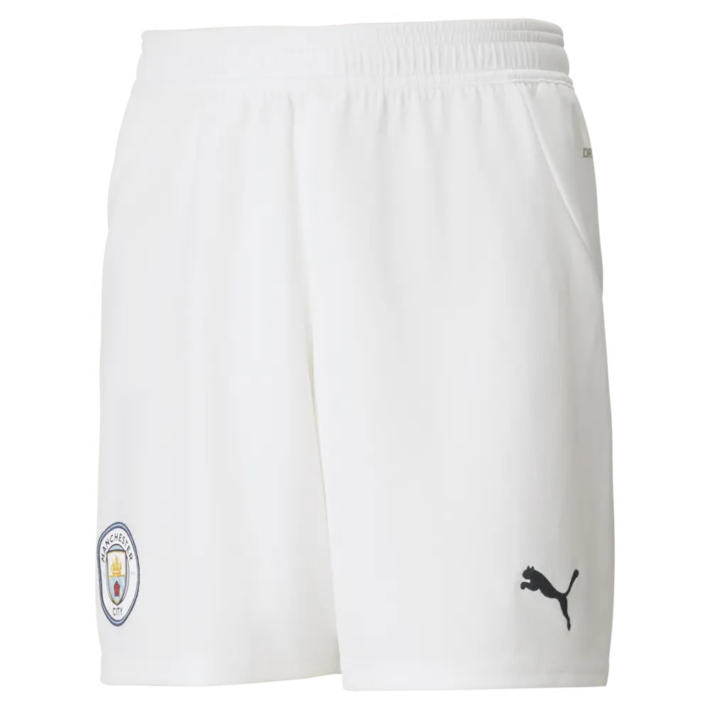 Shorts Home Manchester City Enfant 2024/25 - Blanc