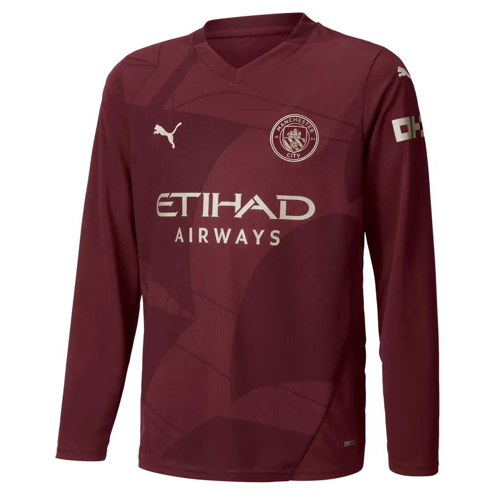 Maillot Third Manchester City Enfant 2024/25 à manches longues