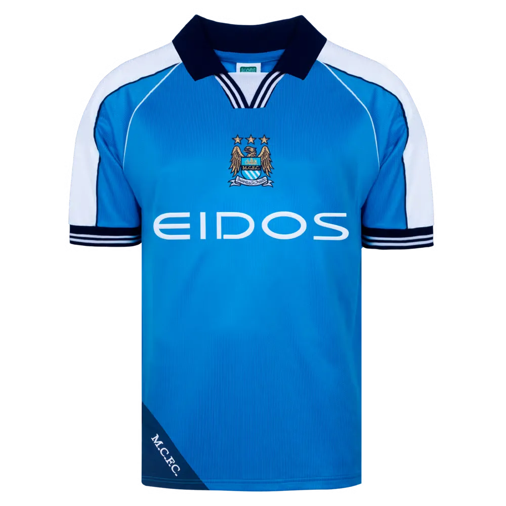 Maillot Rétro Domicile Homme Manchester City 2000