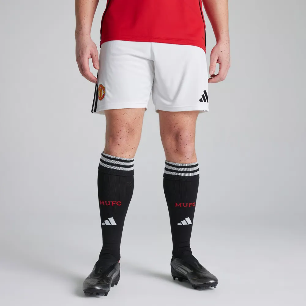Femme Manchester United 2025/26 Short Domicile - Blanc