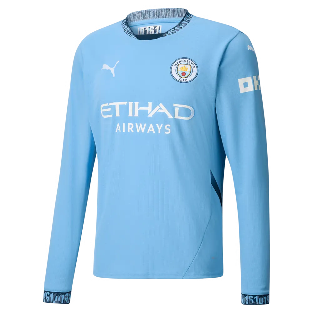 Maillot Home Manchester City Homme 2024/25 à manches longues