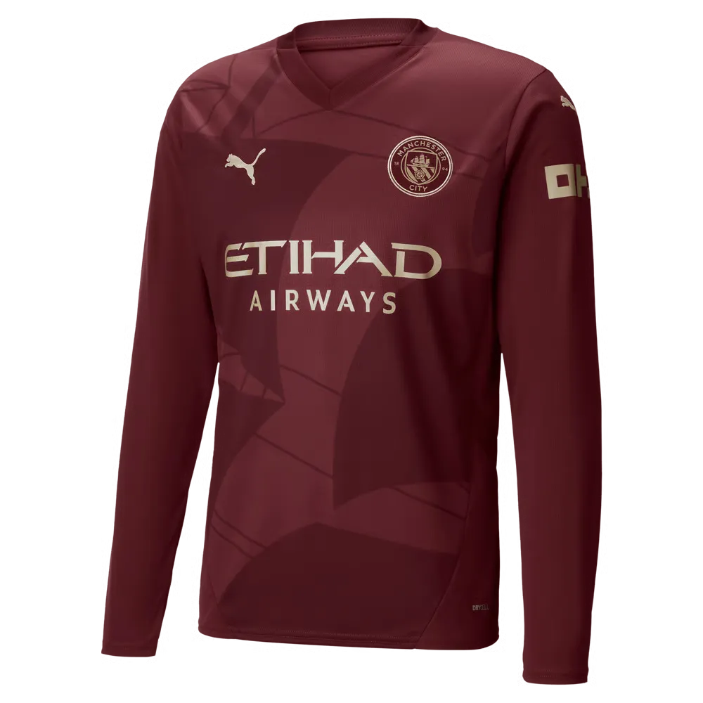 Maillot Third Manchester City Homme 2024/25 à manches longues