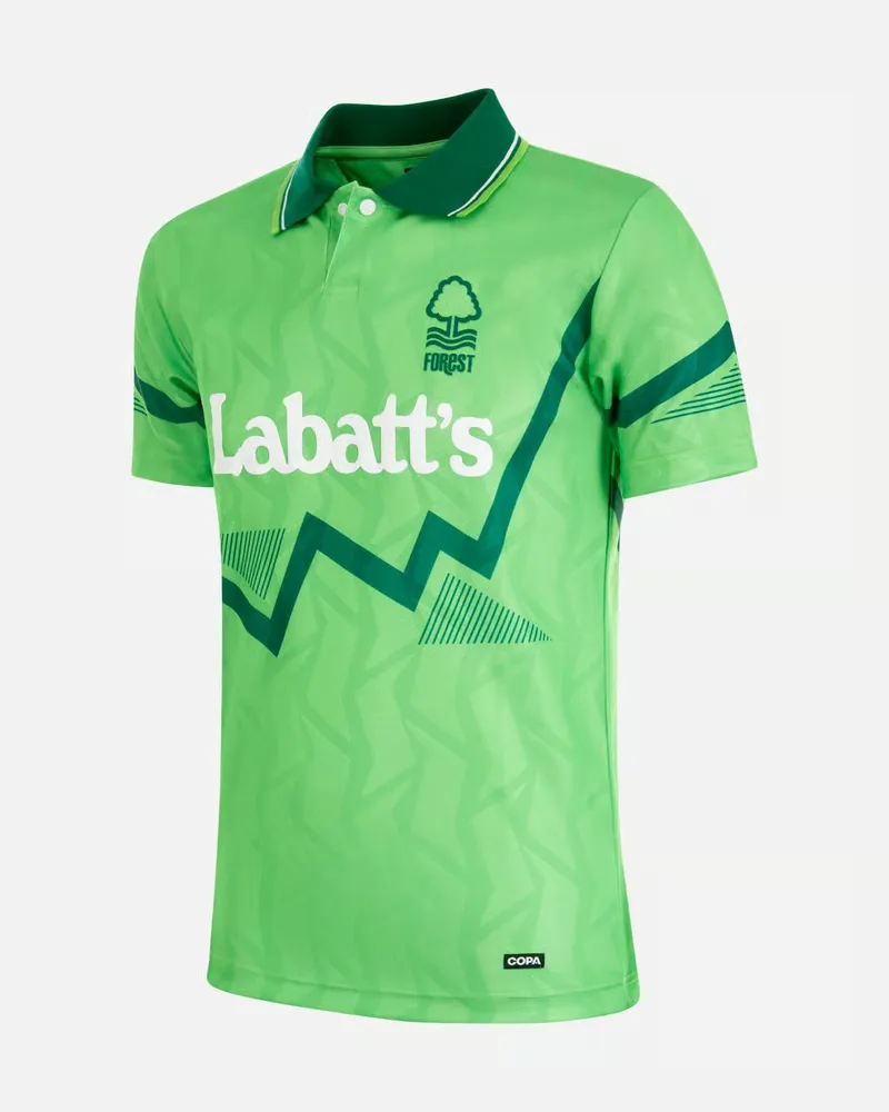 Maillot rétro Nottingham Forest vert 1992/93 enfant