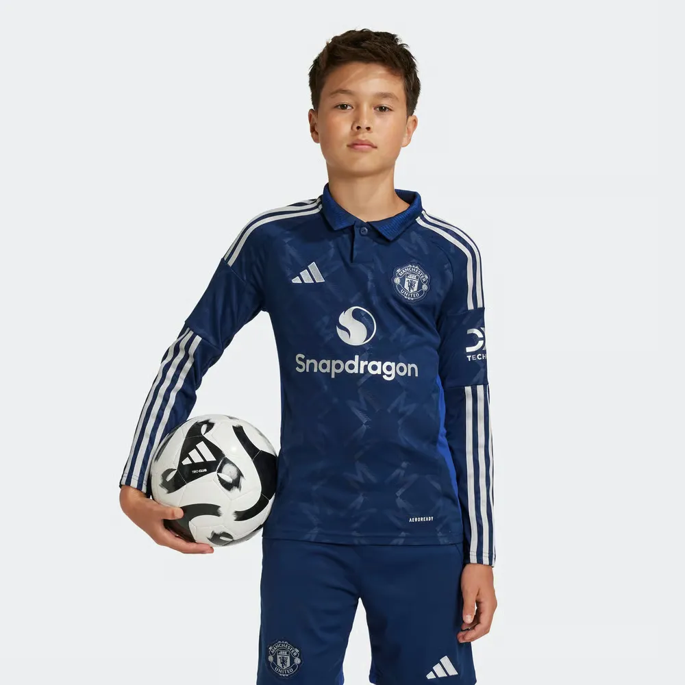 Maillot Manches Longues Extérieur Enfant Manchester United 2024/25