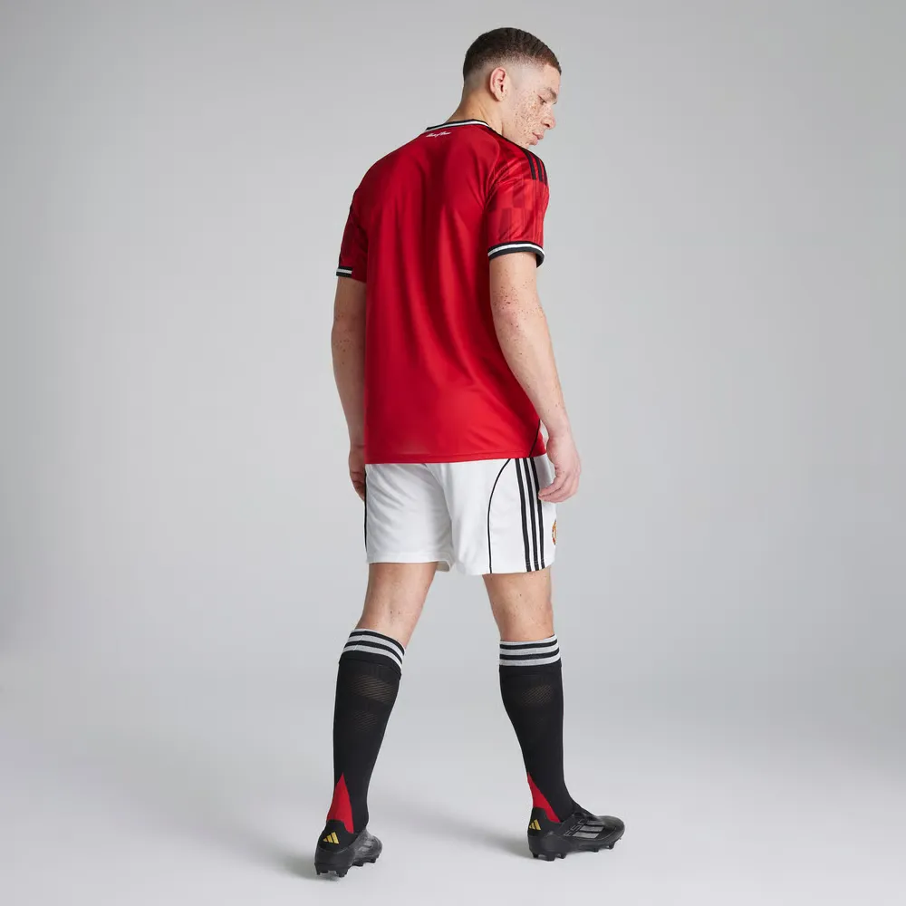 Homme Manchester United 2025/26 Short Domicile - Blanc – Image 2