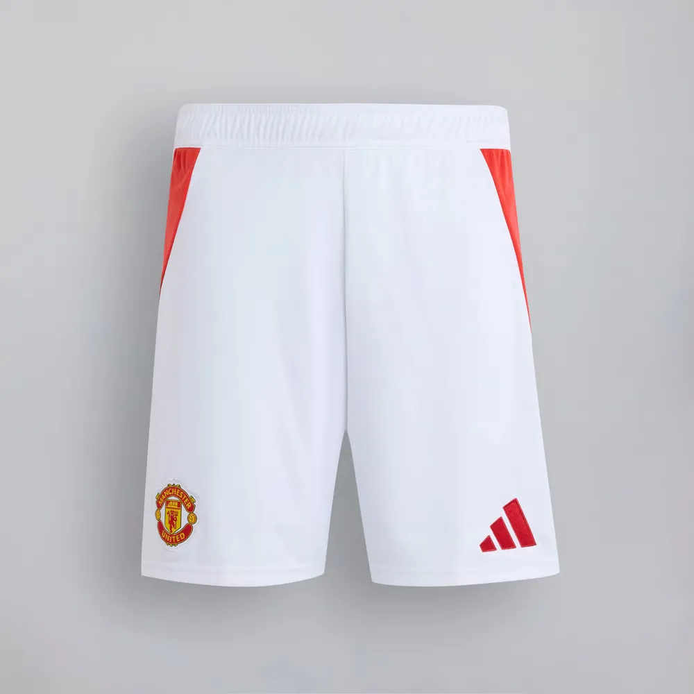 Shorts Home Manchester United Enfant 2024/25 - Blanc