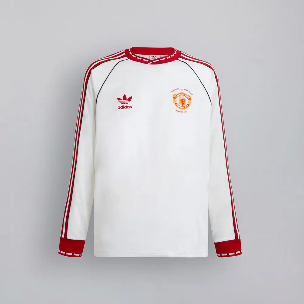 Maillot extérieur rétro 1991 manches longues Manchester United femme